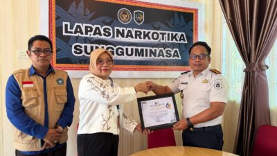 Lapas Narkotika Sungguminasa Bersinergi Dengan PKBM Kader Bangsa, Penuhi Hak Pendidikan WBP