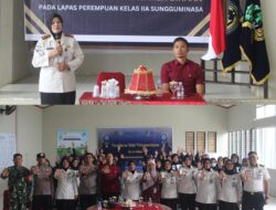 Pewagai dan Warga Binaan  Lapas Perempuan Sungguminasa Ikuti Sosialisasi dan Edukasi Bahaya Narkotika