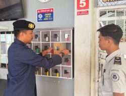 Perkuat Pengawasan Pintu 5, Lapas Narkotika Sungguminasa Tambah Loker Penitipan HP bagi Petugas