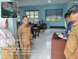 Kabid Pembinaan SMP Disdik Gowa Pantau Hari Pertama Ujian Sekolah