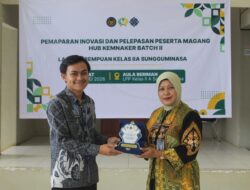 Lapas Perempuan Sungguminasa Lepas Peserta Magang Kemnaker Batch II, Apresiasi Dedikasi dan Capaian Kinerja