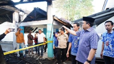 Tinjau Lokasi Kebakaran RSUD Syekh Yusuf, Wabup Gowa Pastikan Pelayanan Tetap Berjalan