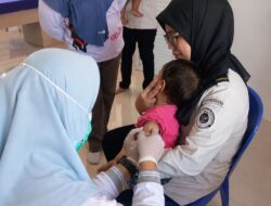 Penuhi Hak Dasar Anak Bawaan, Lapas Perempuan Sungguminasa Fasilitasi Layanan Imunisasi Campak