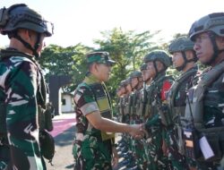 Kasdam XIV/Hasanuddin Cek Kesiapan Satgas Yonif 726/TML, Prajurit Tamalatea Siap Jaga Kedaulatan NKRI di Papua