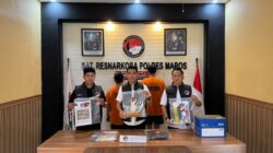 Polres Maros Bongkar Kasus Narkoba, 421 Gram Sabu Siap Edar Disita