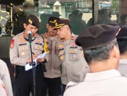 Cek Kesiapan, Kabag Ops Polres Sinjai Pimpin Apel Pengecekan Personel Pam Aksi Unjuk Rasa