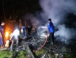 Tragis ! Rumah Panggung di Maros Terbakar, Balita 4 Tahun Meninggal Dunia