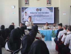 Kunjungan Perdana Kakanwil Ditjenpas Sulsel : Perkuat Disiplin dan Profesionalisme Petugas Pemasyarakatan