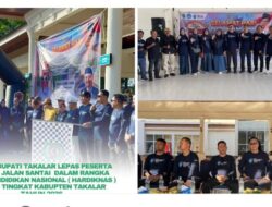 Wabup Takalar Lepas Ribuan Guru Ikuti Gerak Jalan Santai Hardiknas 2026