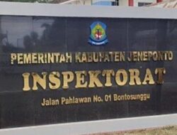 Inspektorat Jeneponto Mulai Periksa Pembangunan Lapangan Futsal yang Mangkrak Di Jenetallasa Rumbia
