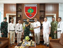 Perkuat Sinergi dan Kemitraan, Kasdam XIV/Hsn Terima Kunjungan Silaturahmi Komisaris Utama Pegadaian di Makodam