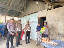Jumat Berkah, Sat Lantas Polres Bulukumba Salurkan Sembako kepada Warga Kurang Mampu