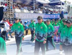 Kontingen Takalar Jadi Sorotan pada Pembukaan Porsenijar PGRI Sulsel 2026 di Sidrap