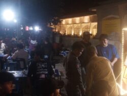 Patroli Malam Satpol PP dan Satlinmas Kecamatan Wajo Sasar THM, Jaga Kondusivitas Wilayah