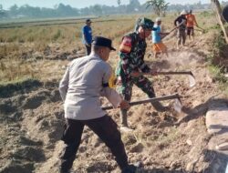 Wujudkan Akses Tani yang Lebih Baik, Babinsa dan Warga Dusun Allu Bahu-Membahu Buka Jalan Swadaya