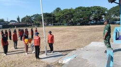 Babinsa Bersama Polsek Bontonompo Bina Calon Paskibraka untuk melatih Keteguhan Hati