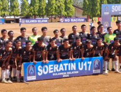 JG Prime FC Lolos ke Semifinal Soeratin U-17 Usai Tekuk Perspin Pinrang 4-0
