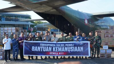 Kodam XIV/Hasanuddin Kirim 2.212 paket Bantuan Kemanusiaan untuk Korban Gempa NTT