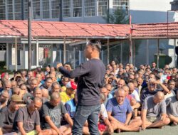 Bangun Komunikasi Humanis, Kalapas Menyapa dan Beri Pengarahan Warga Binaan