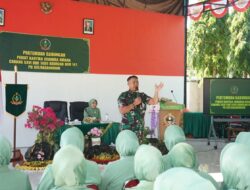 Dandim Gowa Pimpin Pertemuan Gabungan Persit, Tekankan Peran Strategis Pendamping Prajurit
