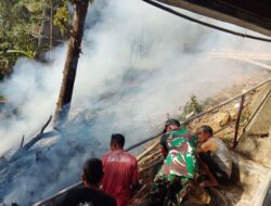 Gerak Cepat Aparat dan Warga Padamkan Kebakaran Lahan di Malino Gowa