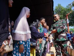 Di Tengah Musibah, Pangdam Hasanuddin Hadir untuk Warga Asrama Mattoanging Salurkan Bantuan dan Dapur Lapangan