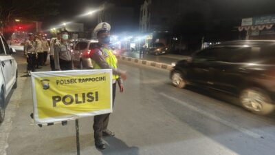 Polsek Rappocini Gelar Operasi Cipta Kondisi, Amankan Sejumlah Sepeda Motor Berknalpot Brong