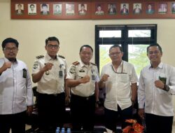 Kalapas Narkotika Sungguminasa Perkuat Sinergi, Sambangi Pengadilan Negeri Sungguminasa dan Polsek Bontomarannu