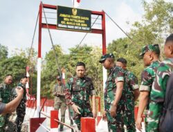 Jelang Diresmikan, Kasdam XIV/Hasanuddin Pastikan Jembatan Perintis Garuda Berkualitas