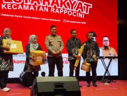 Kapolsek Rappocini Hadiri Pesta Rakyat Tingkat Kecamatan, Perkuat Sinergitas Polri dan Pemerintah