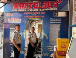 Tingkatkan Pelayanan dan Kenyamanan WBP, Lapas Narkotika Sungguminasa Renovasi Ruang Wartelsus