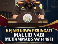 Dari Maulid Nabi untuk Integritas : Kejari Gowa Perkuat Semangat Pengabdian