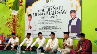 Peringati Maulid Nabi Muhammad SAW 1448 H, Lapas Narkotika Sungguminasa Perkuat Pembinaan melalui Keteladanan Rasulullah