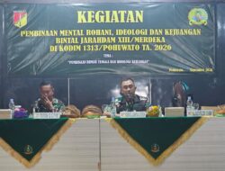 Bintaljarahdam XIII/Merdeka Tanamkan Nilai Kejuangan, Bentuk Prajurit Tangguh dan Berintegritas