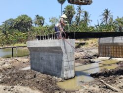 Warga Dusun Jatia Sambut Antusias Kelanjutan Proyek Jembatan Beton Kodim 1409/Gowa