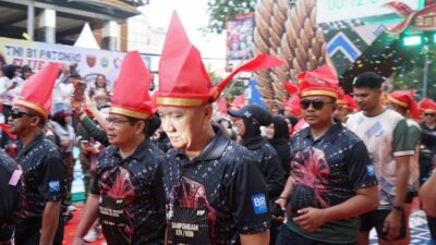 Dandim 1409/Gowa Turut Hadir dan Ikuti Keseruan Elite Run Patonro HUT TNI ke-81