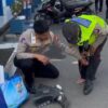 Kasat Lantas Polresta Gowa Dampingi Imam Hanafi Terima Penghargaan